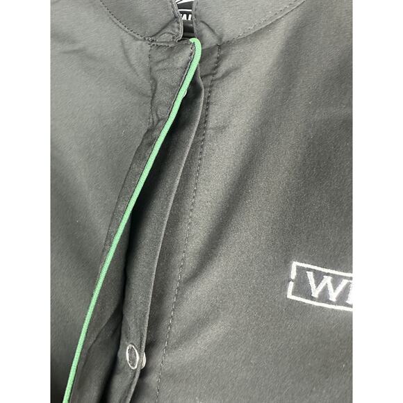 NEW Wingstop Restaurant Employee Uniform Short Sleeve Shirt Black Ladies Medium - Picture 5 of 7